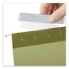 Universal Hanging File Folder Plastic Index Tabs, 1/3-Cut, Clear, 3.7" Wide, PK50, 50PK 5508